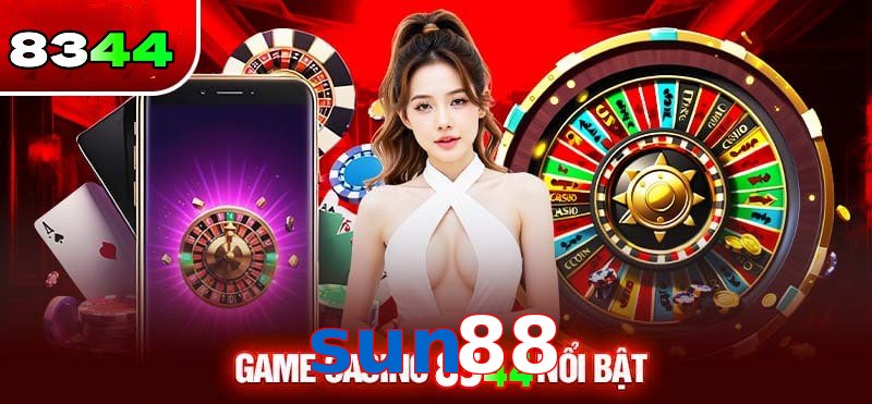 Sảnh Casino sun88 thưởng cực khủng